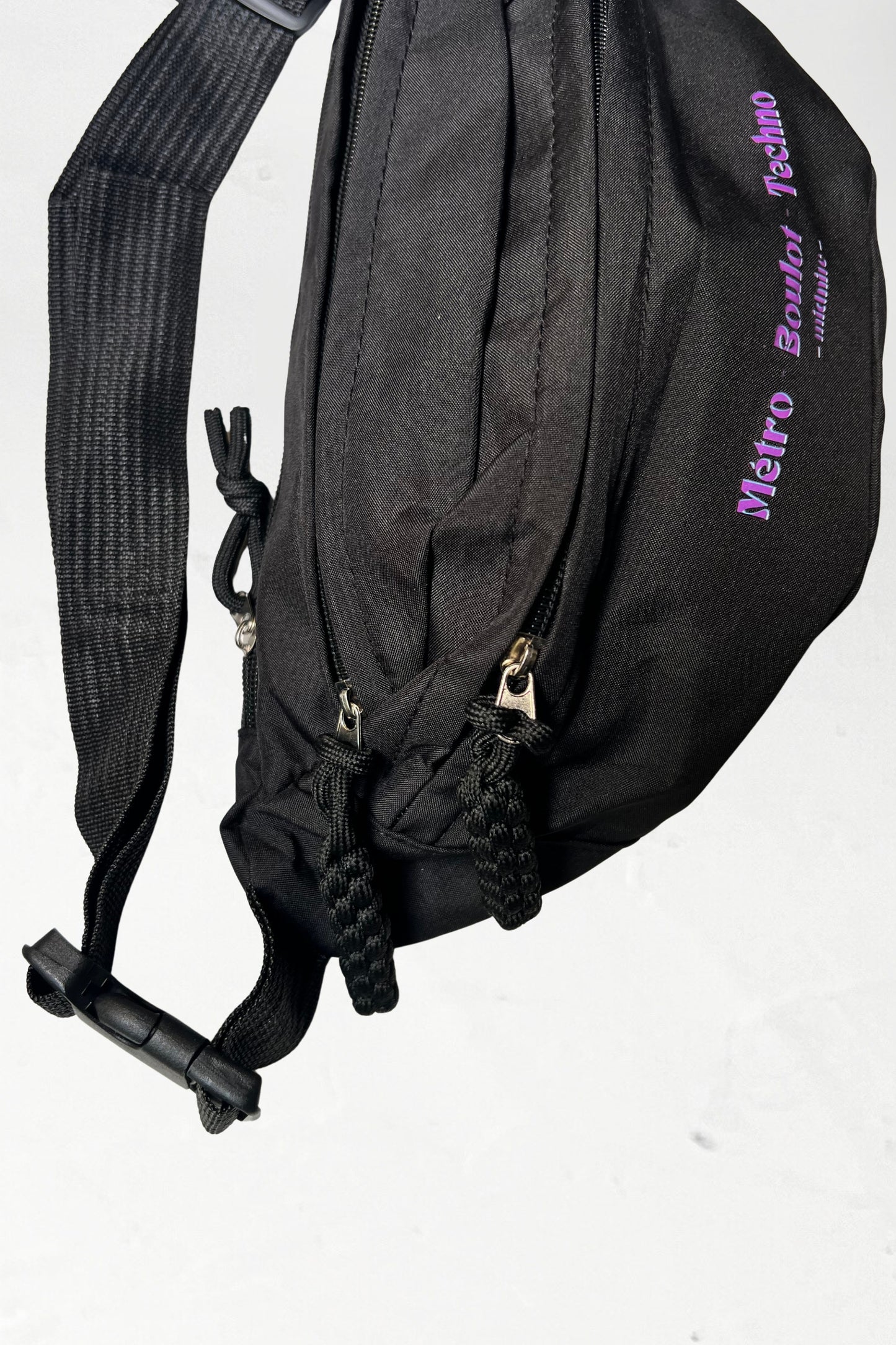 sac banane techno midnite noire
