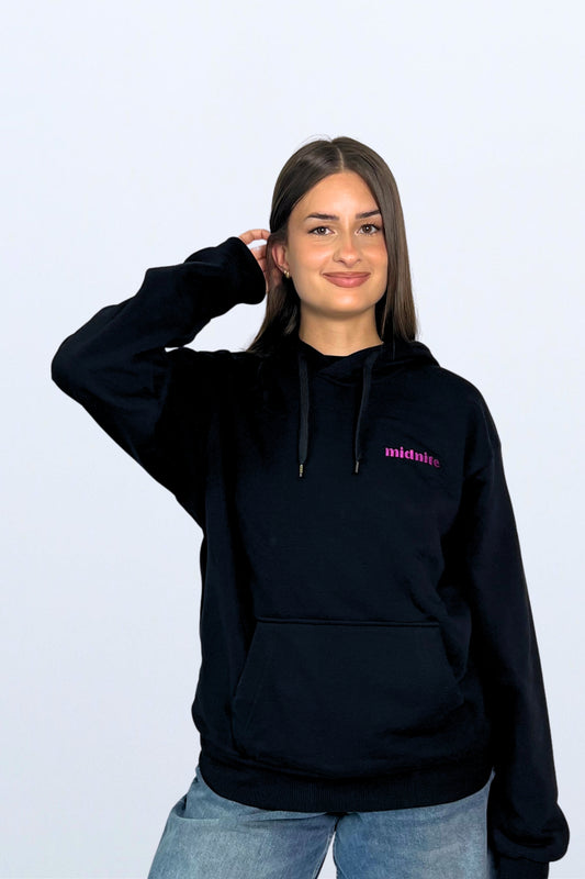 Hoodie a capuche noir midnite