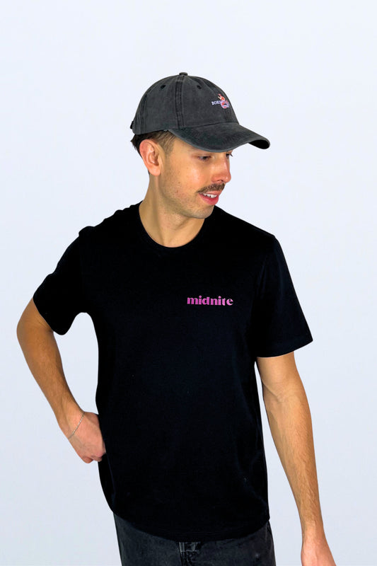 tshirt techno noir homme midnite