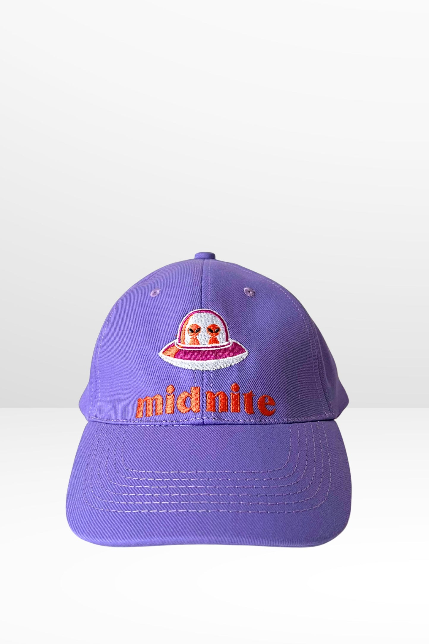 Casquette noire coton brodée alien Midnite