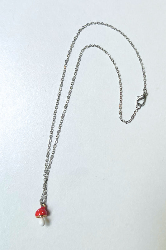 midnite collier mushroom argent silver homme femme festival electro proud