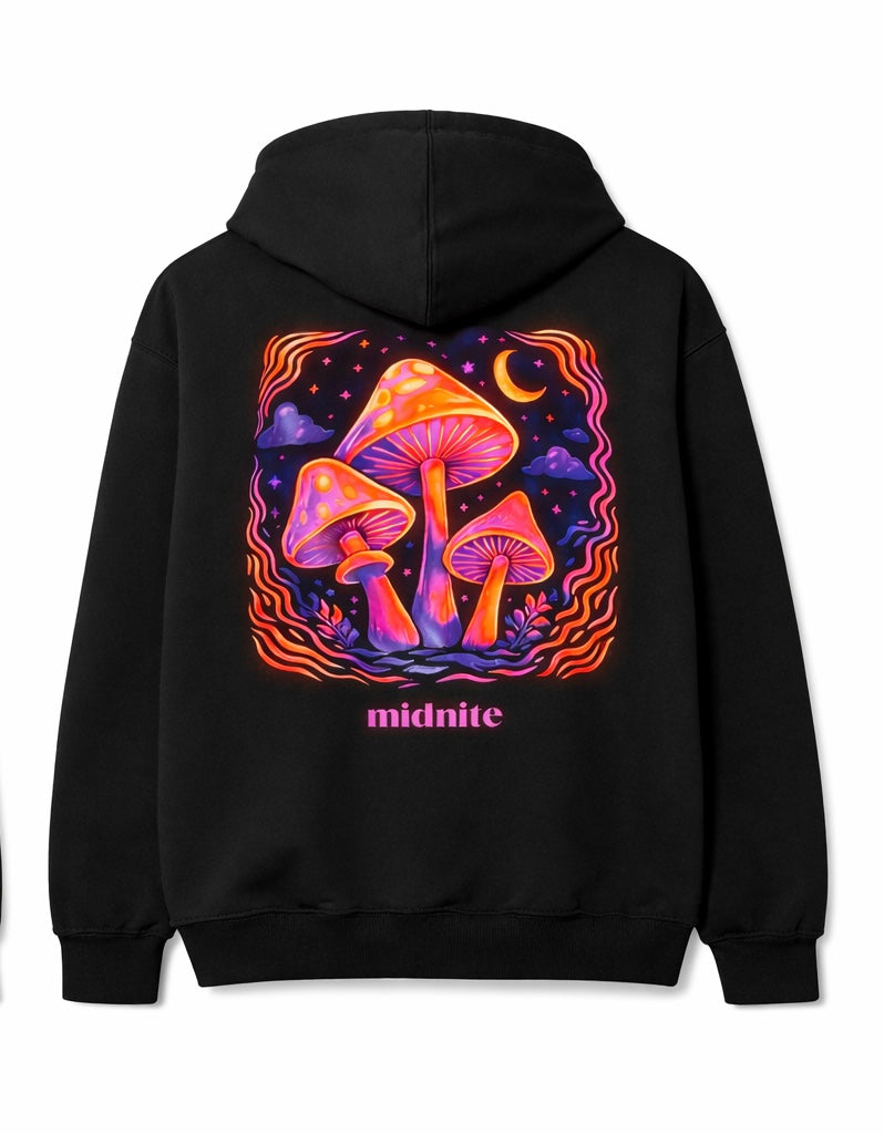 Hoodie a capuche noir midnite