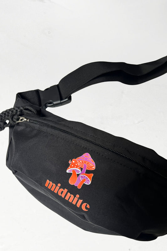 banane sac midnite noir mushroom orange violet mauve homme femme festival party luxe