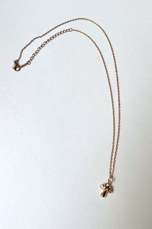 collier champignon or midnite acier inoxydable homme femme bijoux festival techno party summer ete 2026