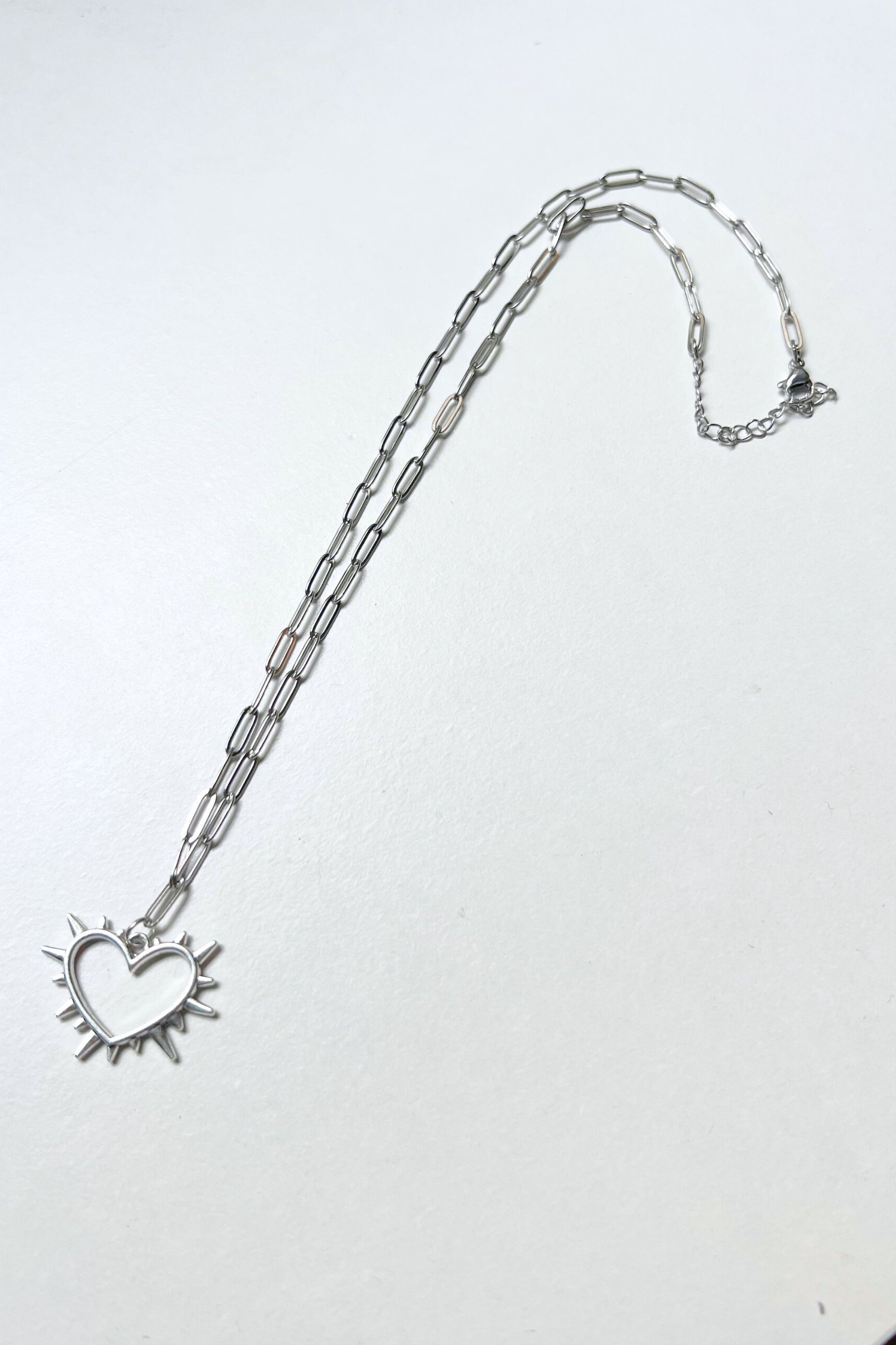 collier coeur argent midnite acier inoxydable homme femme bijoux festival techno party summer ete 2026