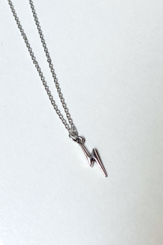 collier éclair argent midnite acier inoxydable homme femme bijoux festival techno party summer ete 2026