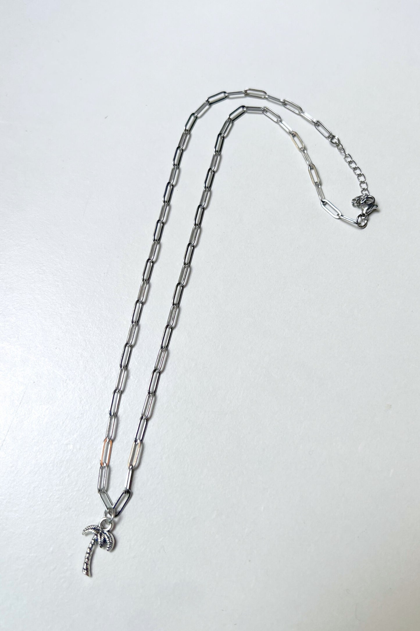 Collier Midnite Palm Tree silver