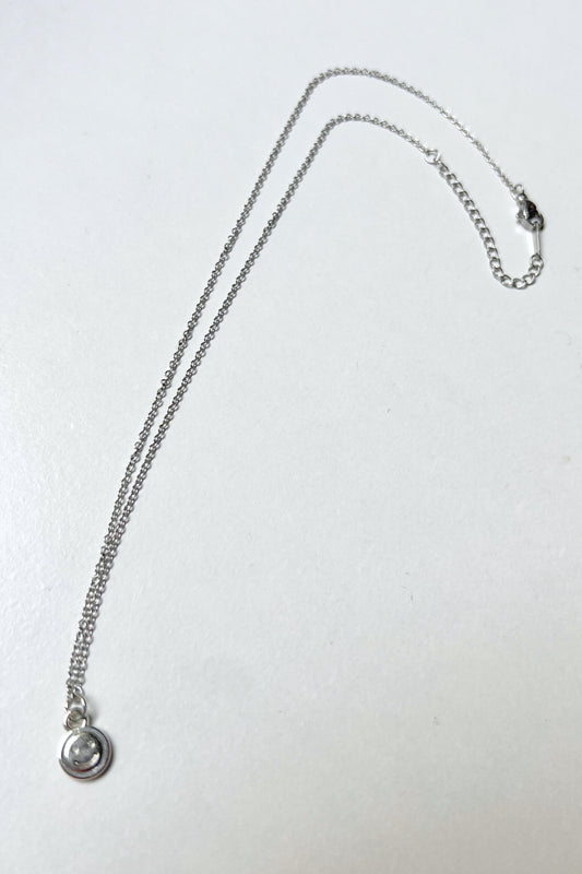 collier midnite argent acier inoxydable smiley summer diamant homme femme chaine fine pendentif summer festival