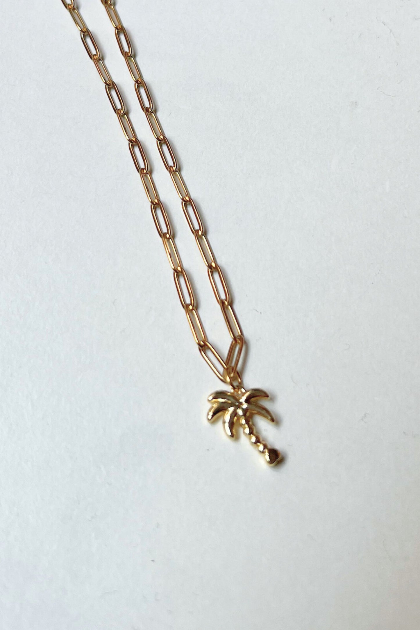 Collier Midnite Palm Tree gold