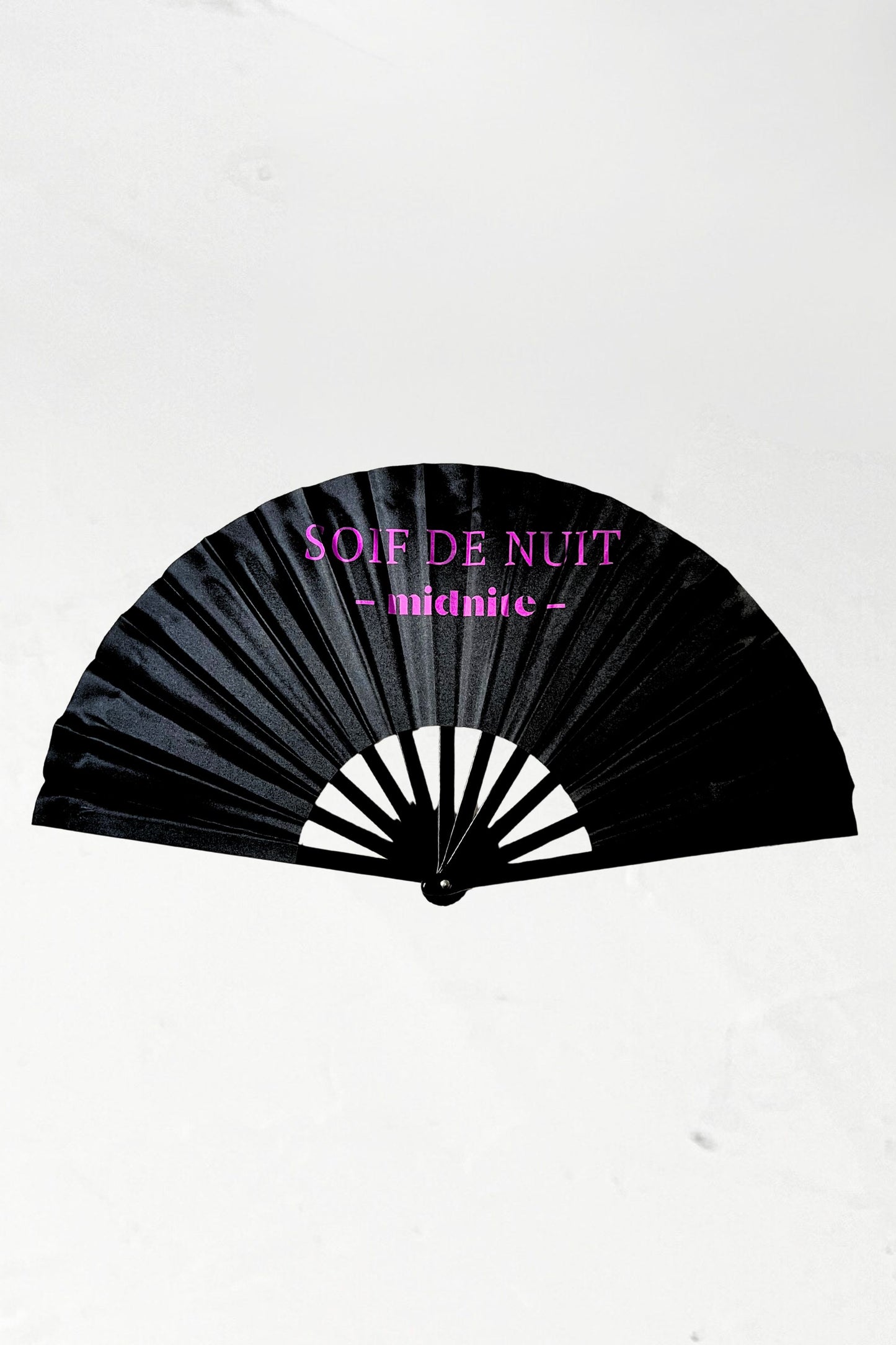 eventail fan midnite soiree noir mauve violet xxl style fete rave techno electro noir champignon muschroom bleu nuit soif