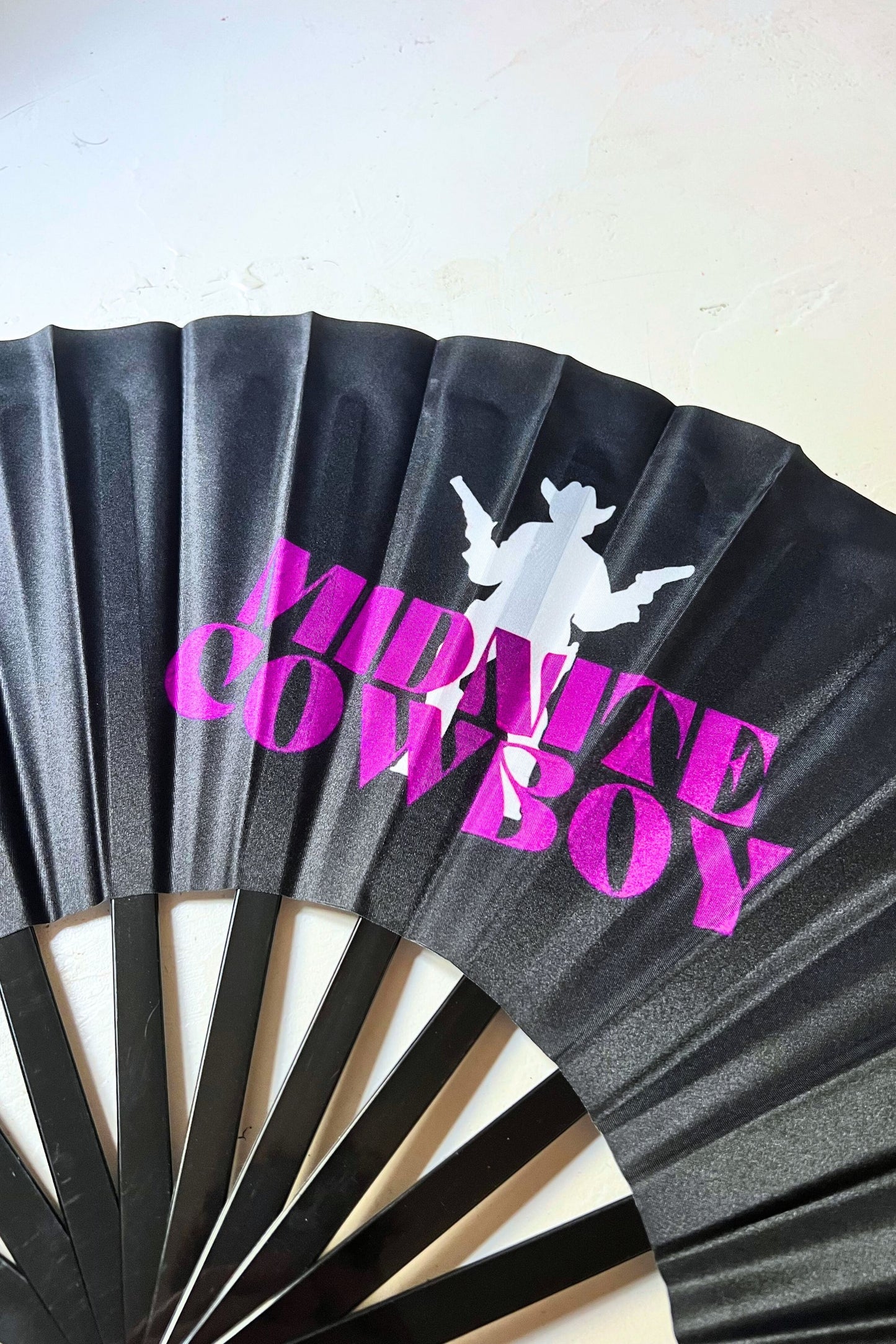 eventail fan midnite soiree noir mauve violet xxl style fete rave techno electro noir champignon muschroom festoche