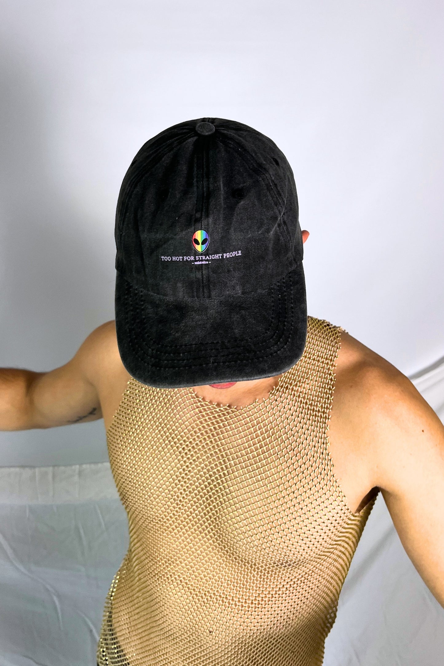 haut strass gay homme midnite paillettes gold