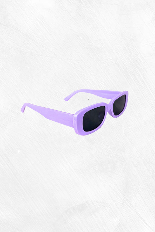 lunettes de soleil midnite rectangle mauve lilla festival soiree femme homme italie