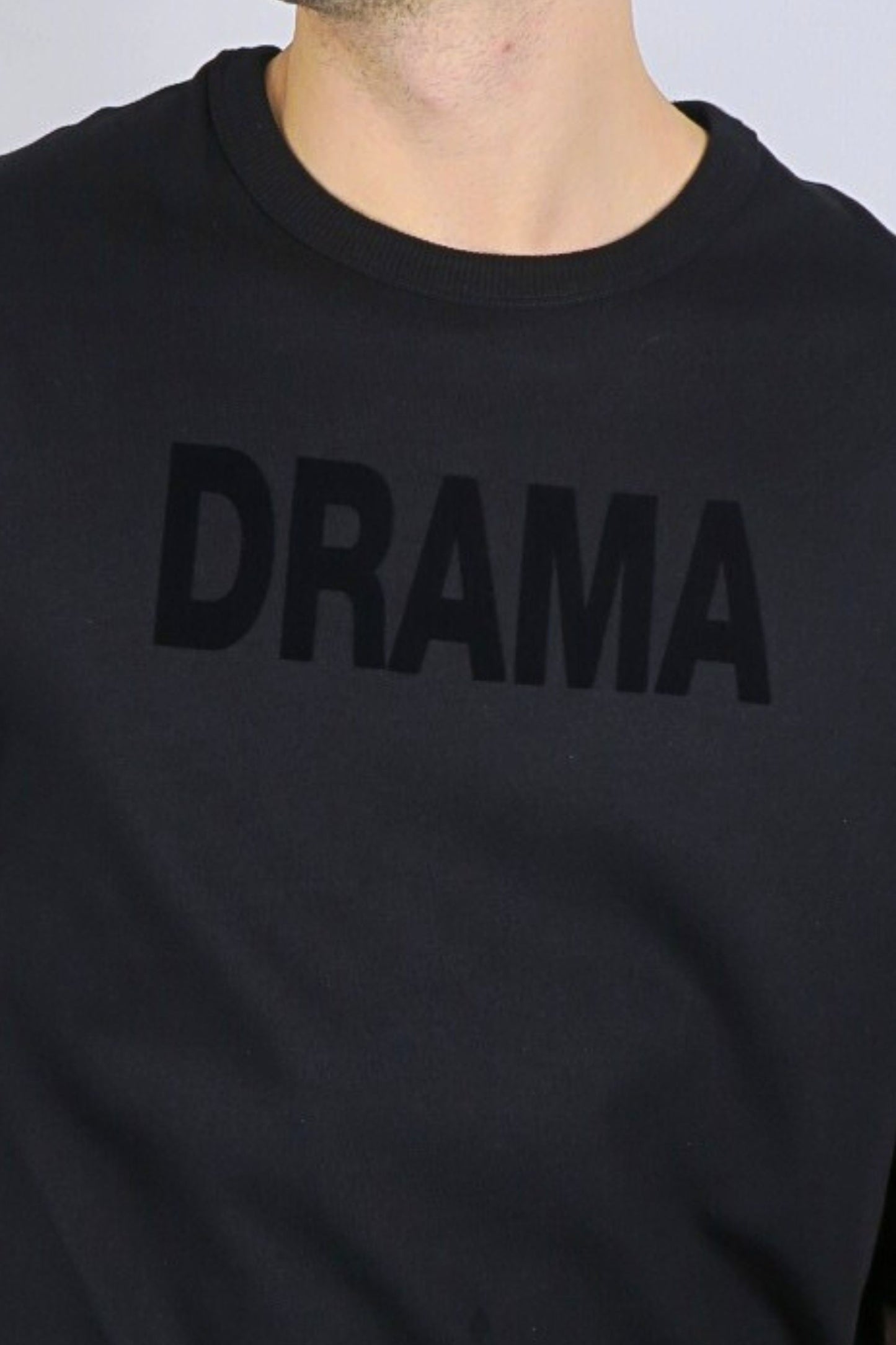 T-shirt noir oversize DRAMA