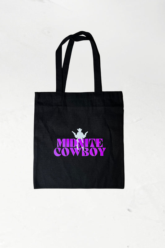 tote bag midnite cowboy noir homme femme violet