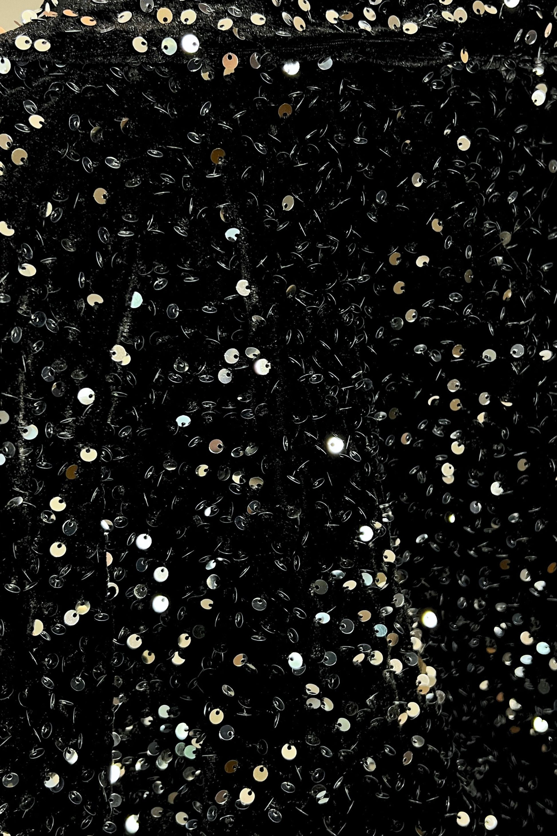 veste midnite sequins paillettes noir velours femme festival soiree techno disco argent velours bombers made in italie luxe sexy